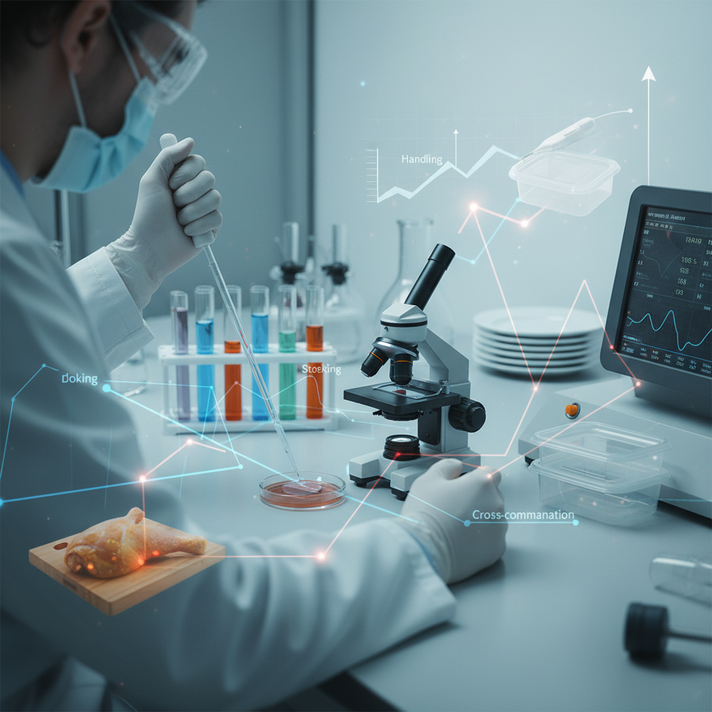 Encontrar trazas de una bacteria en un alimento no significa, por sí solo, que te vas a enfermar