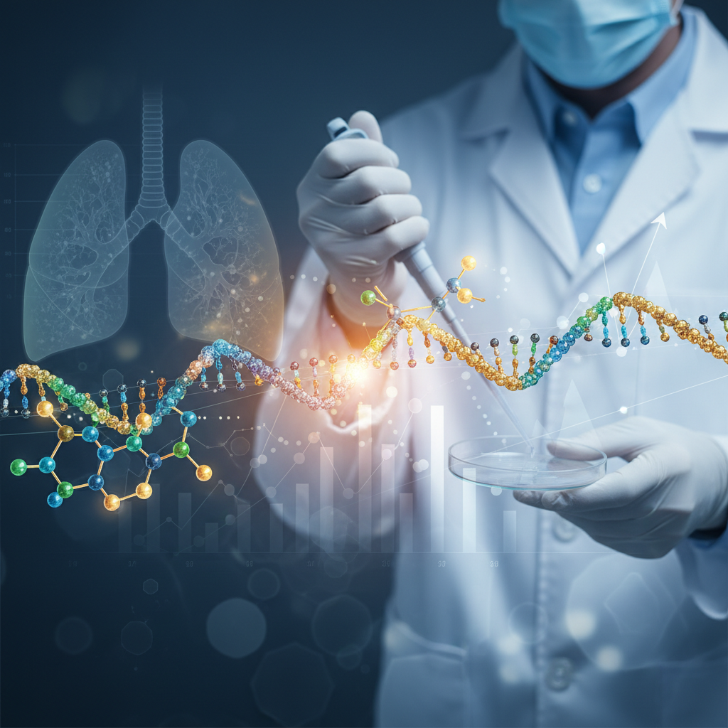 La terapia dirigida de primera línea muestra fuerte actividad antitumoral en cáncer de pulmón avanzado, pero el beneficio depende del biomarcador correcto