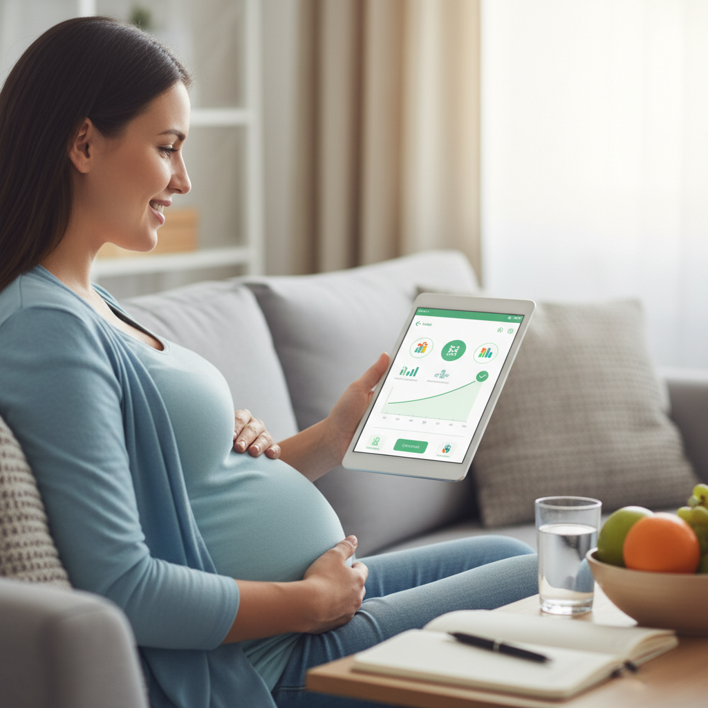 Las apps con coaching pueden ayudar a un aumento de peso saludable en el embarazo, pero su efecto depende del uso real y no sustituye el control prenatal