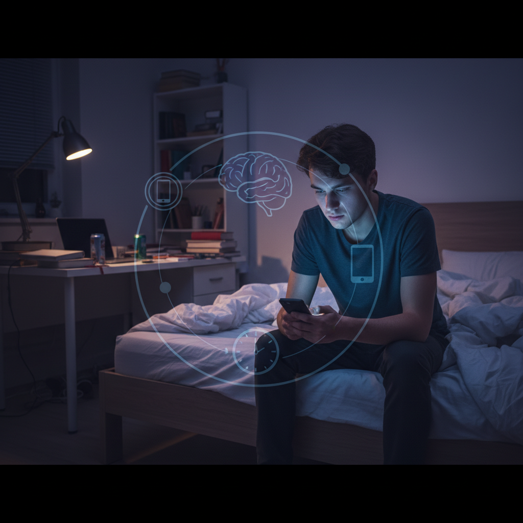 Dormir mal y sufrir más emocionalmente parecen alimentarse mutuamente en jóvenes, y las redes pueden empeorar el ciclo